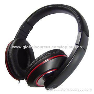 Free Sample Headphones with Mic, 3.5mm Stereo Plug